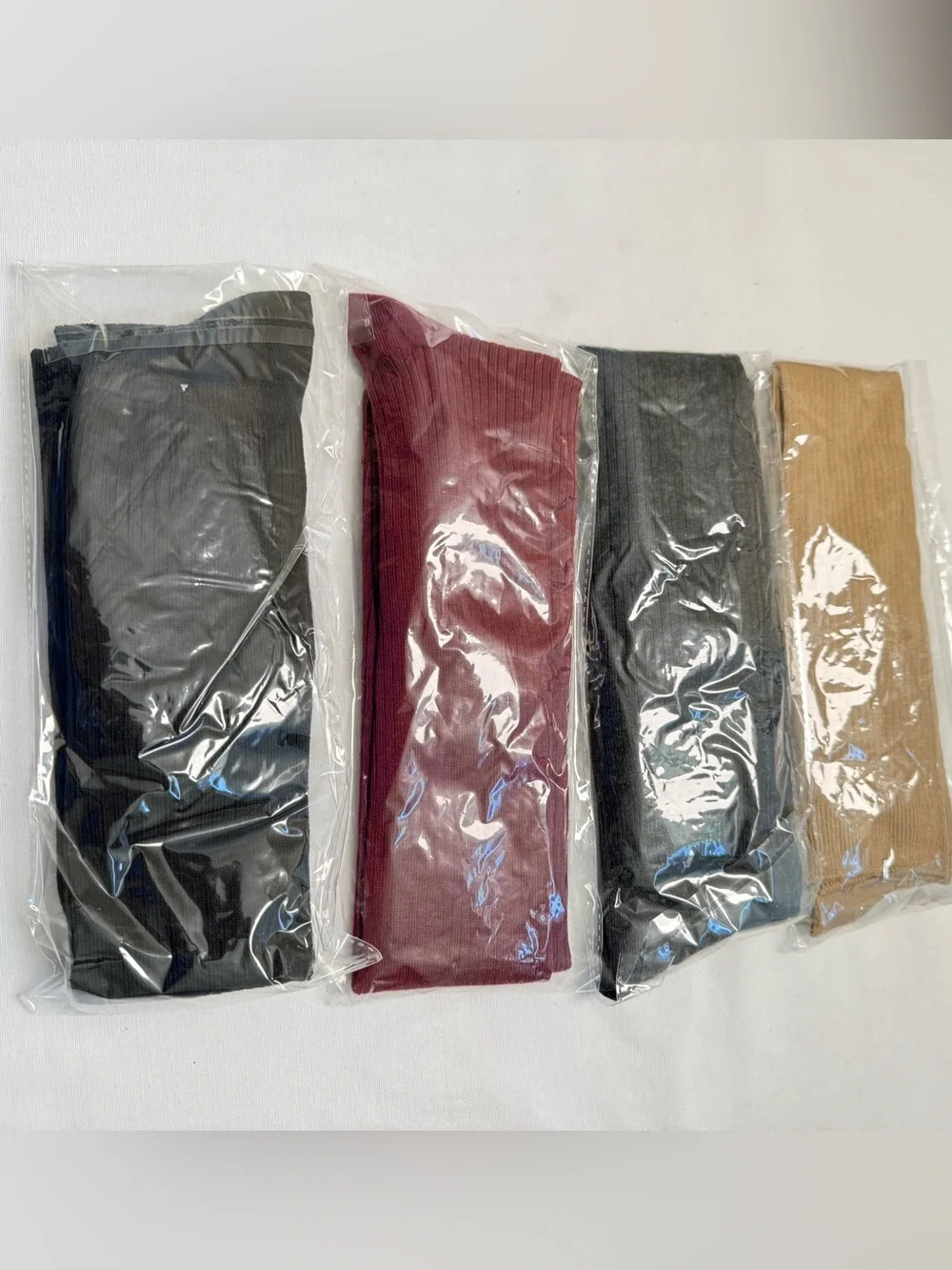 Socks Bundle Of 4 New Thigh Over The Knee Knit Long Socks